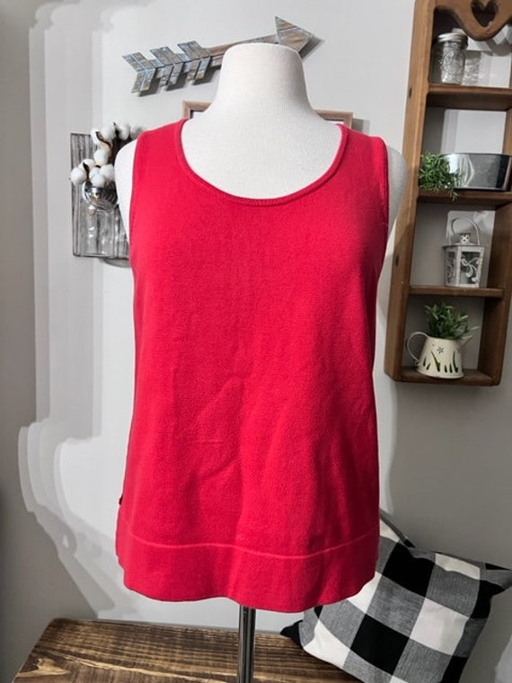 Vintage Red Cardigan with Top, Women's Cardigan S… - image 6