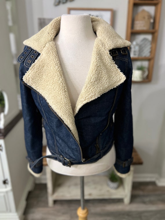 Vintage Denim Coat, coat for Women, Gift for her, 