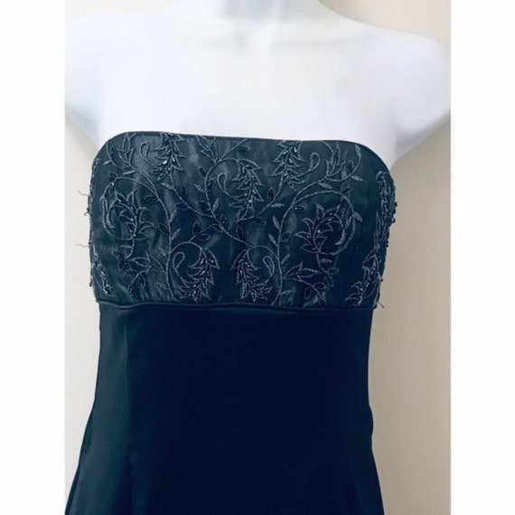 Vintage Formal Black Dress Designer Scott Mc Clintock Long | Etsy
