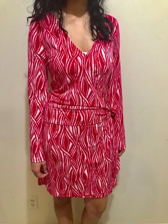 express hot pink dress