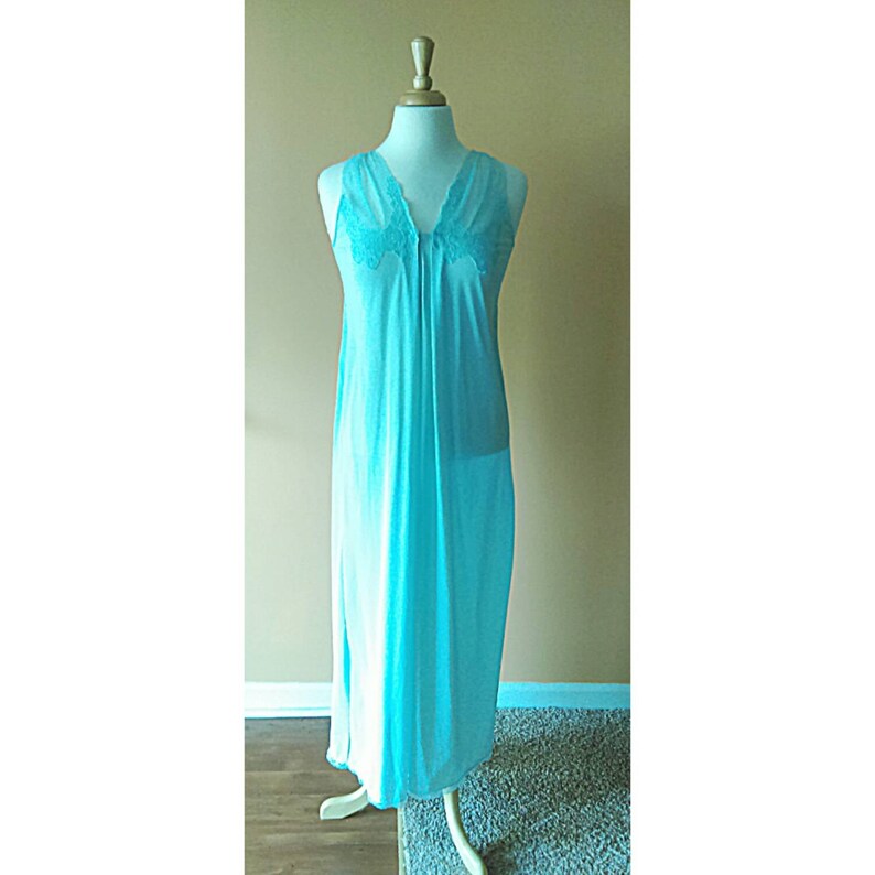Vintage Blue negligee By Penneys Gaymode size Small | Etsy
