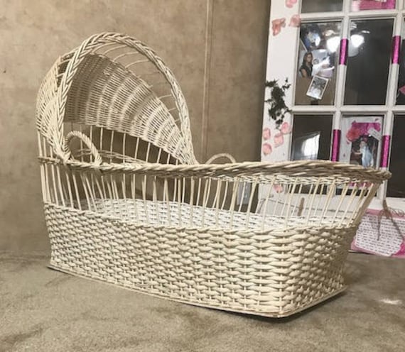 wicker baby bassinet baskets