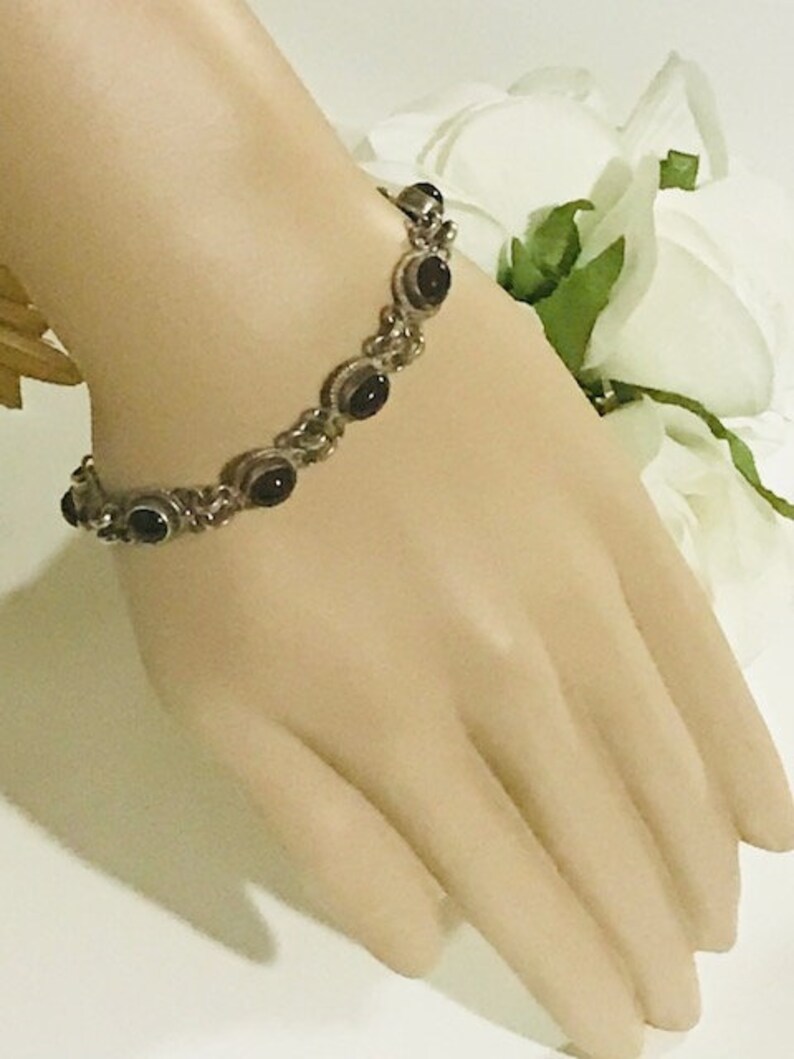 Beautiful Antique Sterling Silver 925 Bracelet Women's Etsy