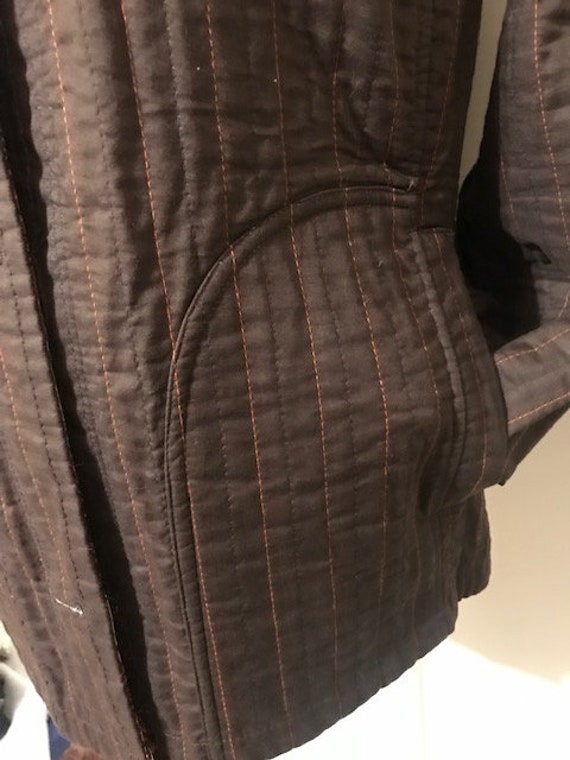 Boho Chic Reversible Jacket with pockets, Cotton … - image 9