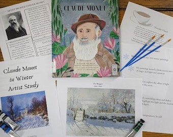 Monet in the Winter Mini Art Study