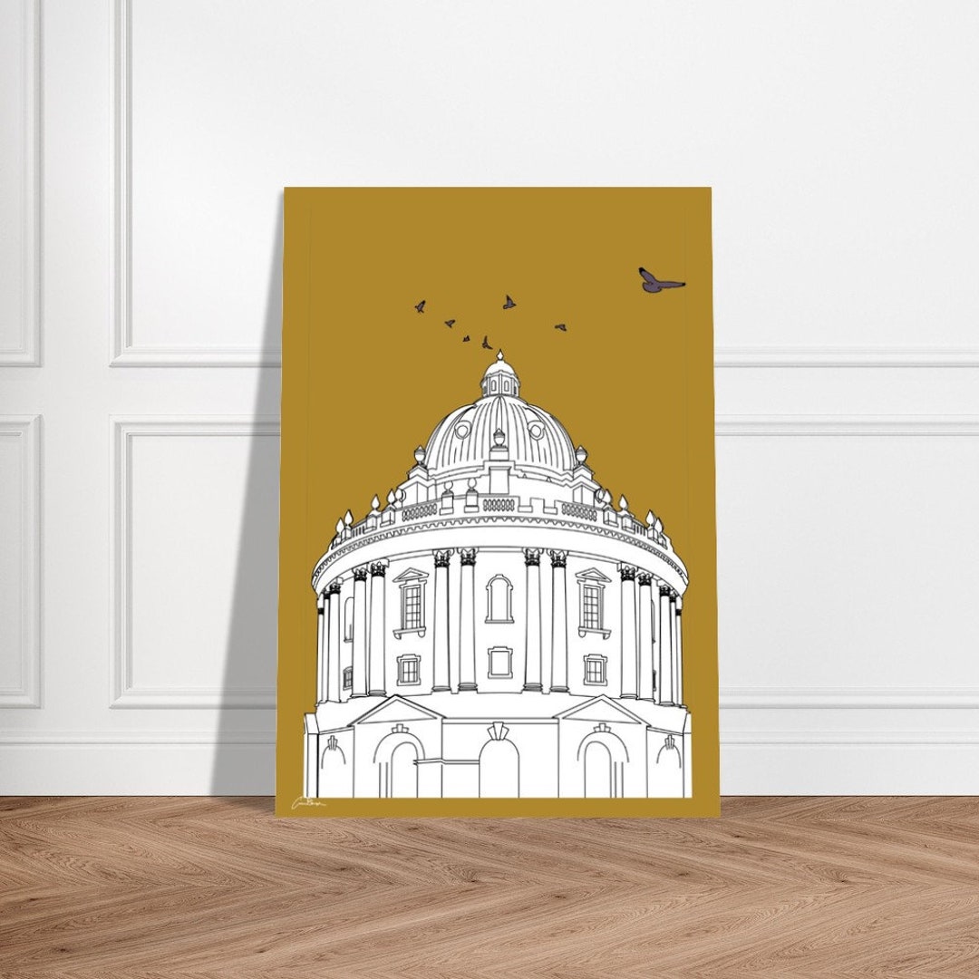 Abstract Radcliffe Camera | Art Print | Travel Poster - Etsy