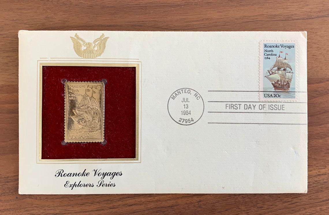 usps-gold-roanoke-voyages-stamp-etsy