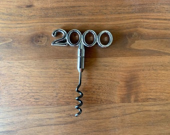 Y2K Year 2000 Screwpull Wine Bottle Opener