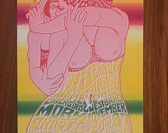 Original Bill Graham Presents Fillmore Jefferson Airplane Yellow Handbill (5)