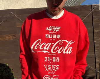 sweatshirt coca cola