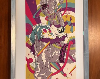 Tomer Hanuka Lithograph of Band MGMT "Congratulations" 2010