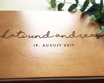 Unique Wedding Guest book, Custom Guest Book, Rustic Guest Book, Personalized Guest Book, Photo Guest Book, Wedding Guestbook Sign In Book