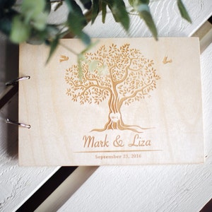 Guest Book Wedding Guest Book Tree Wedding guest book ideas Guest book for wedding Wedding Guest Book Rustic Wedding 5 image 1