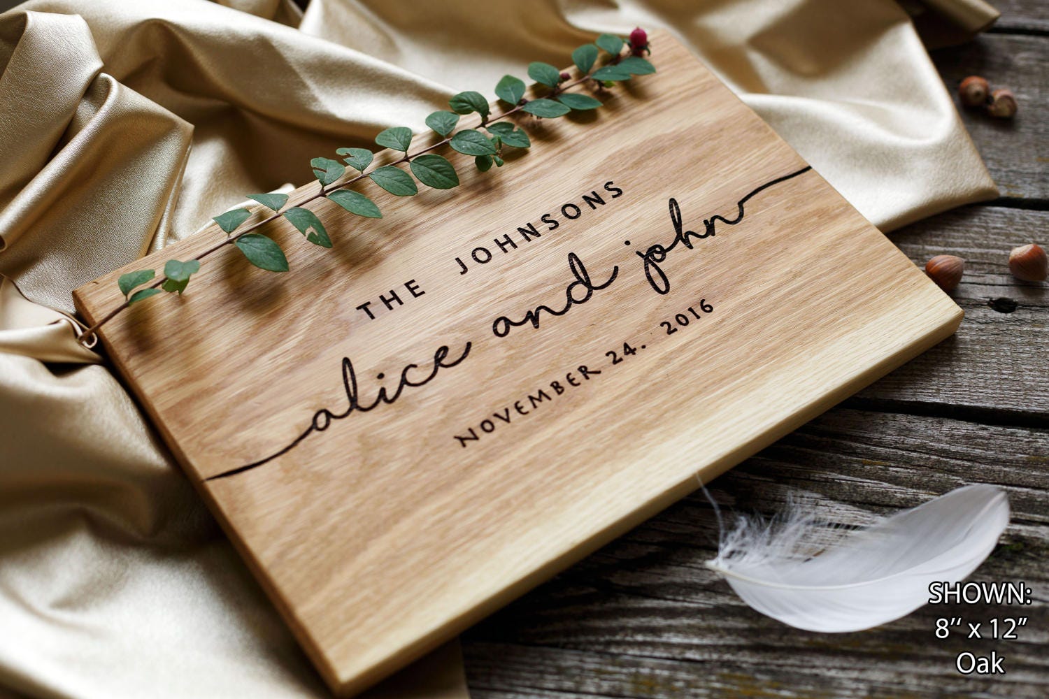 Wedding Gift, Personalized Cutting Board, Gift for couple, Unique Wed…