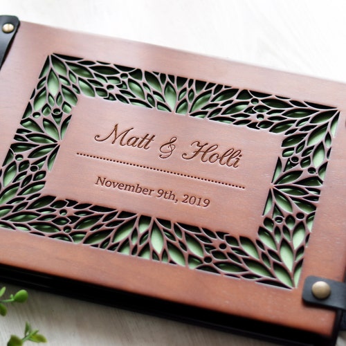 Wedding Photo Album Anniversary Gift for Parents Custom Etsy