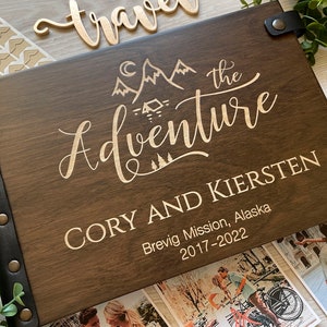Adventure Book Scrapbook, Valentines Scrapbook Gift for him and her, Adventure Book Scrapbook Couples Gift for Boyfriend, Adventure Album