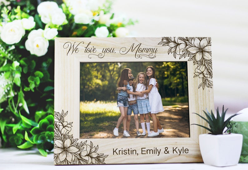 I Love My Mom Picture Frame Gift For Mother S Day Image 0