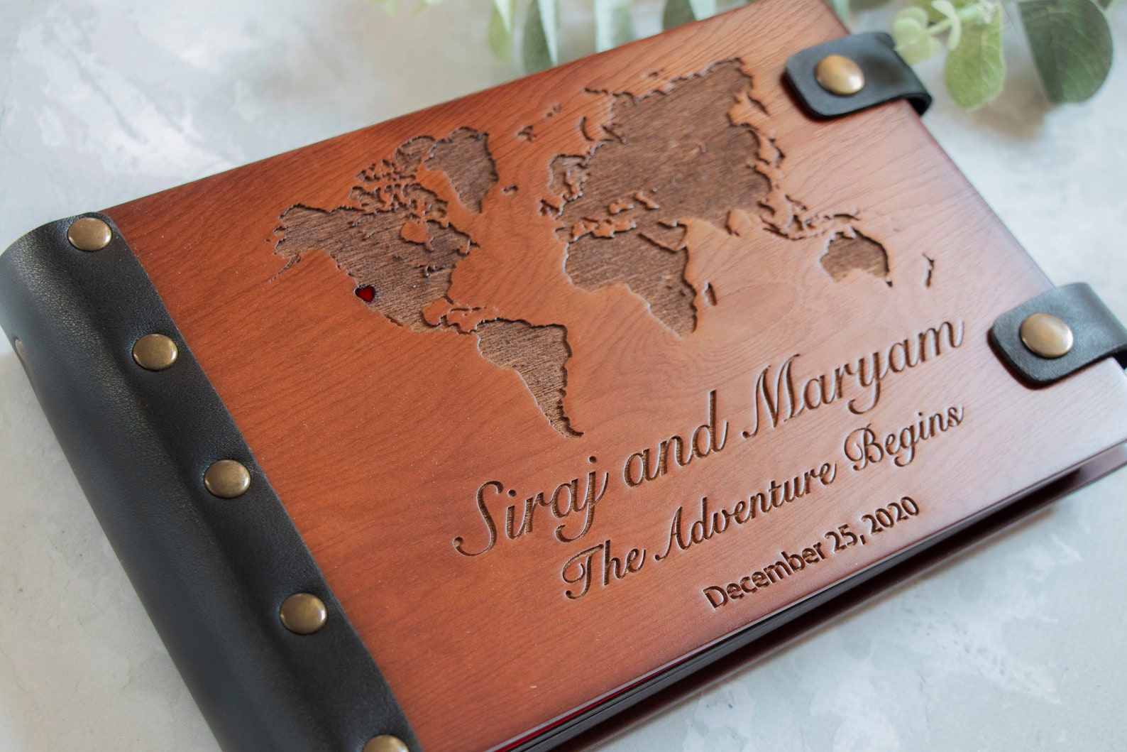 Our Adventure Book, Personalized Scrapbook Album or Adventure Journal