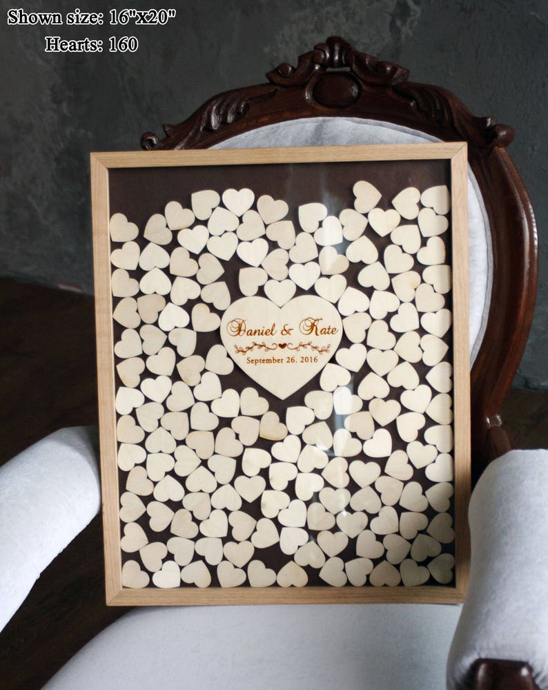Wedding Guest Book Alternative Hearts Guest Book Alternative Etsy
