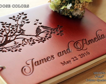 Wedding Guest Book Unique Wedding Guestbooks Rustic Guest Book Tree Wedding Rustic Guestbook Wooden Guest Book Engraved Personalized #10