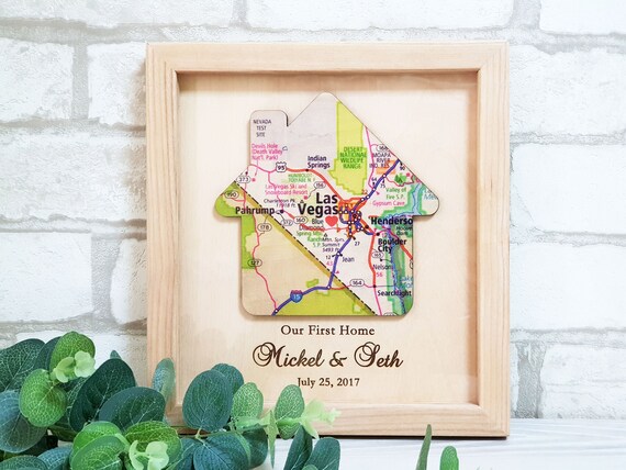 personalised House Warming Gift New Home Wooden First House Wedding LARGE