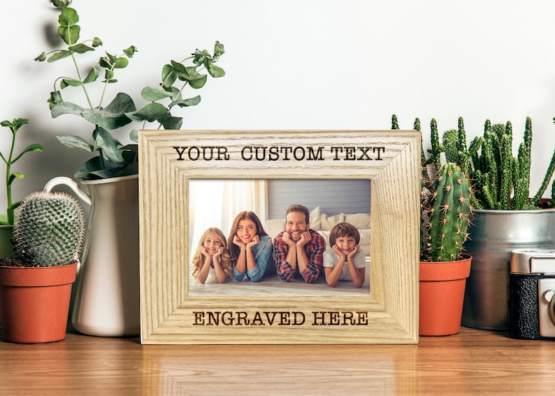 Personalized Photo Frame and Engraved Custom Picture Frame Etsy