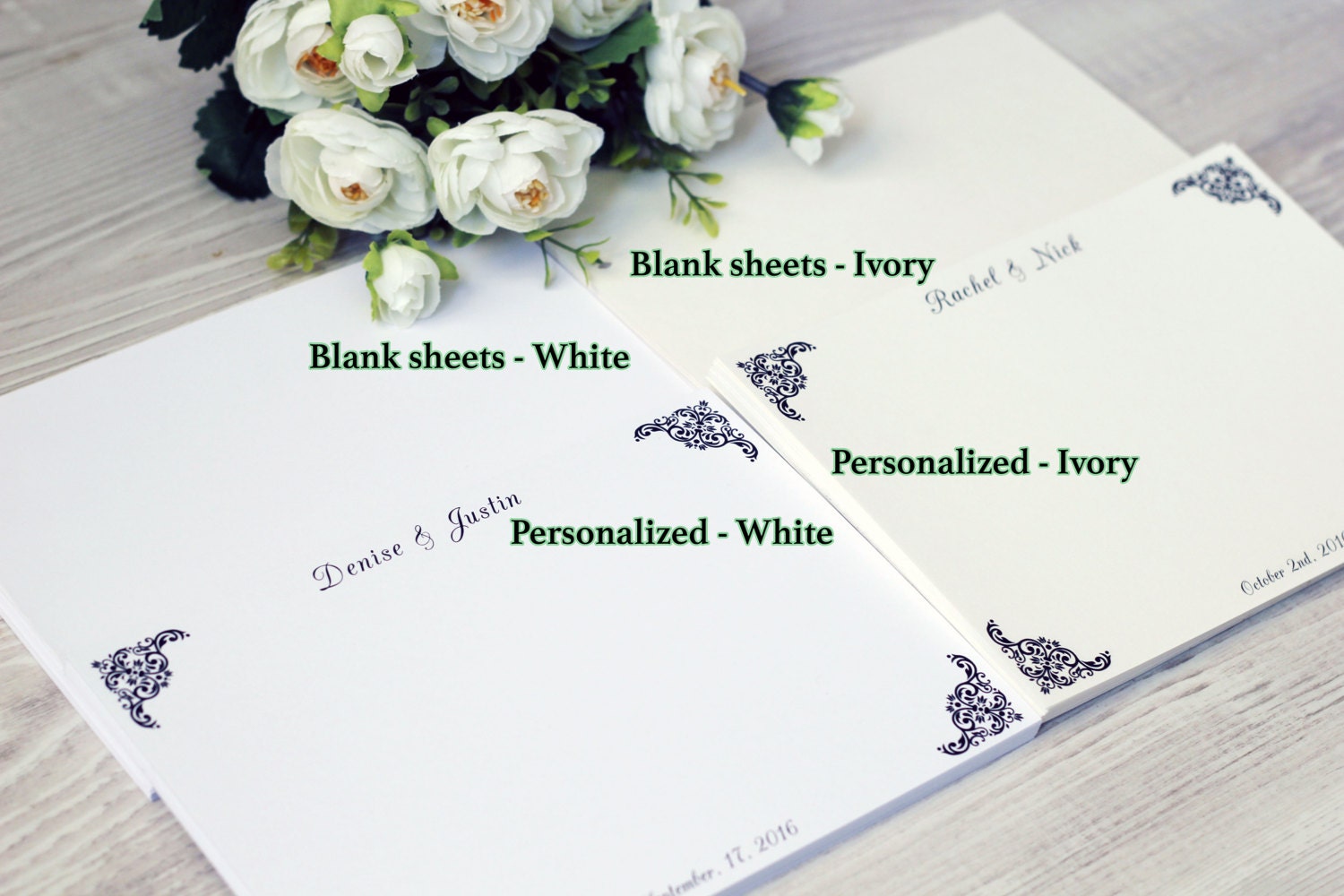 Wedding Guest Book Unique Wedding Guestbooks Rustic Guest Book Etsy