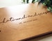 Wedding Guest book, Rustic Wedding Guest book, Unique  Wedding Guest book Wood Custom Engraved Guest Book Personalized Guest Book 