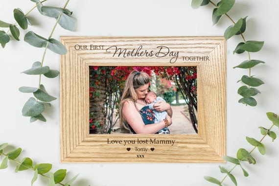 First Mothers Day Wood Picture Frame First Mothers Day Wood Picture Frame