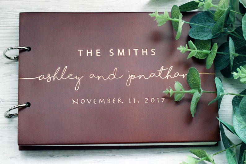 Personalized Guest Book Custom Guest Book Wedding Guestbook Etsy