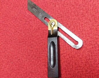 Antique T-Bevel Stanley No. 25 8" Rosewood & Brass Made In USA Quality Hand Tool