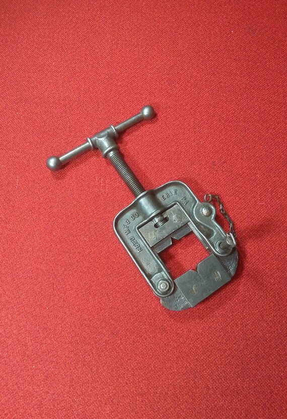 Antique Reed Mfg Co Bench Yoke Vise Clamp No 1 Patent August Etsy