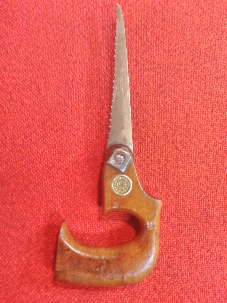 Antique Keyhole Saw Henry Disston & Sons 7 All Original Handsaw