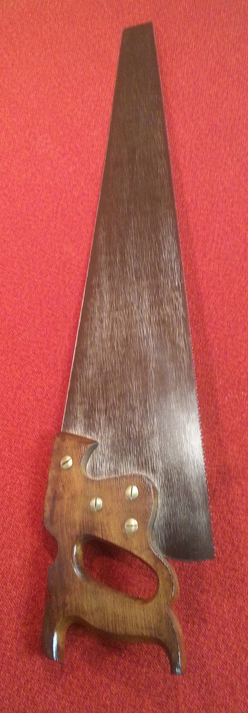 Antique Handsaw 26 Warranted Superior Samson 8 Point Strong Steel Crosscut Patent Temper Patent Ground