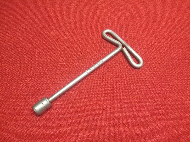 Antique T-Handle Socket Wrench Walden Worcester No 2724 34 Patented Hand Tool