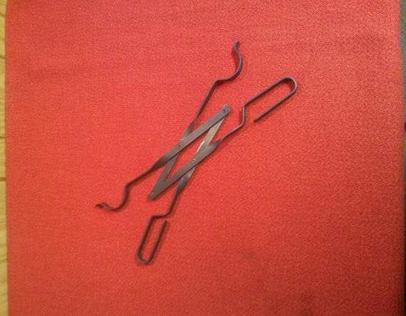 Vintage Double Jointed Fireplace Tongs Outdoor Campfire Etsy