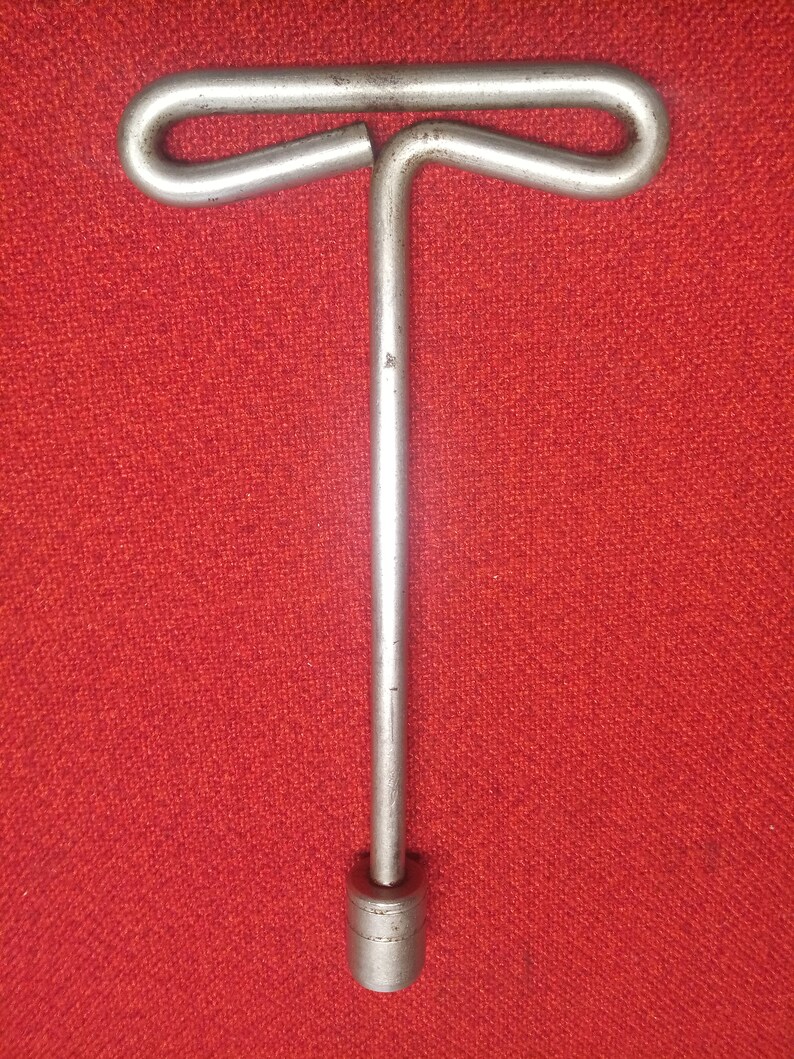 Antique T-Handle Socket Wrench Walden Worcester No 2724 34 Patented Hand Tool