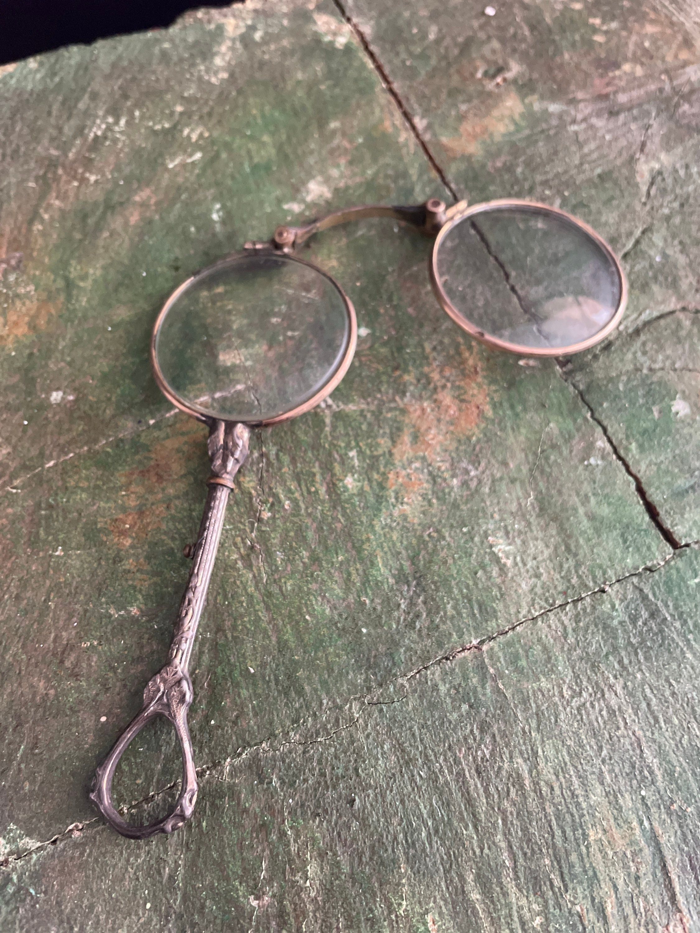 Posh Steampunk Reading Glasses Orginal Antique Seeing Etsy