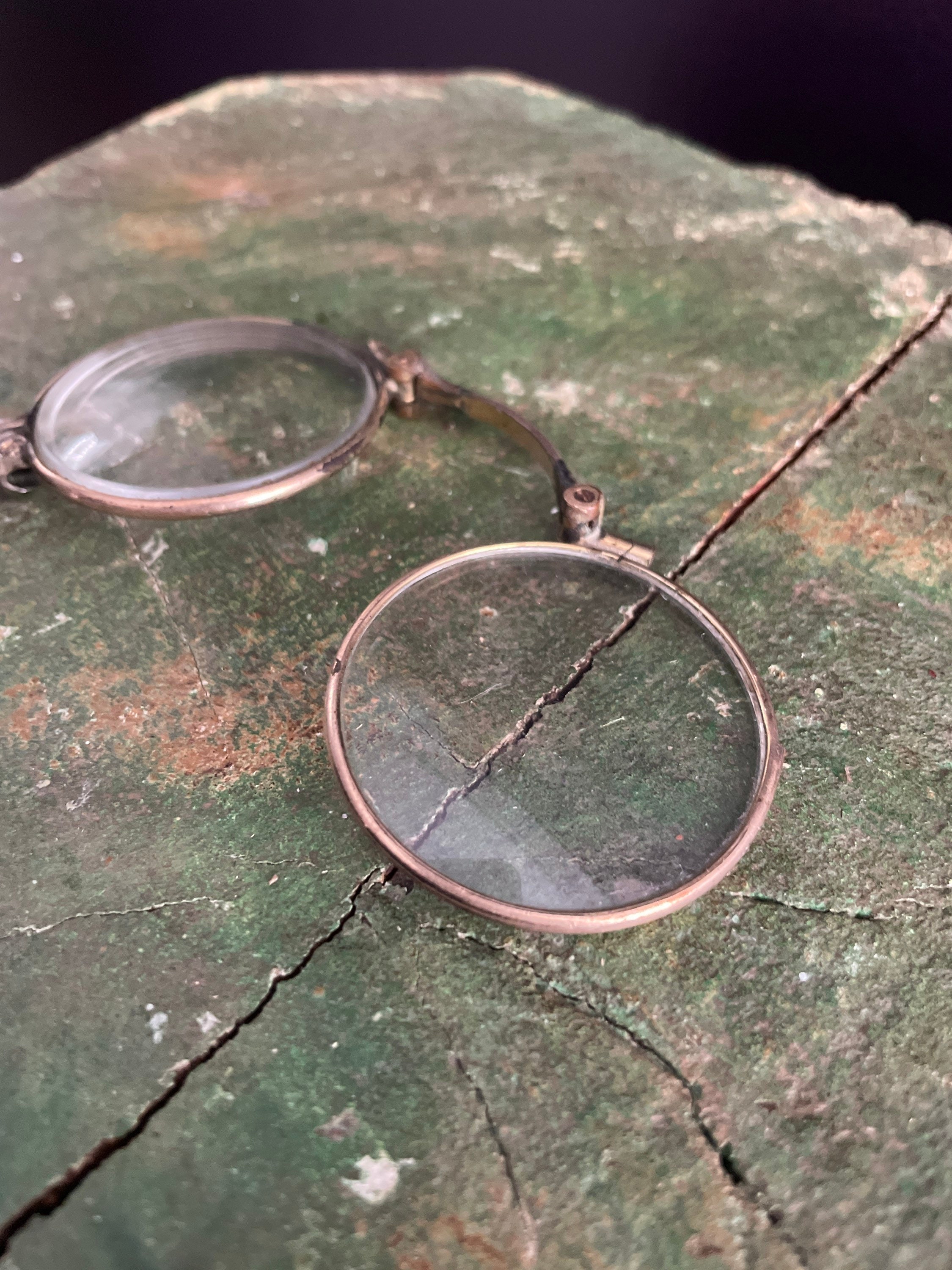 Posh Steampunk Reading Glasses Orginal Antique Seeing Etsy