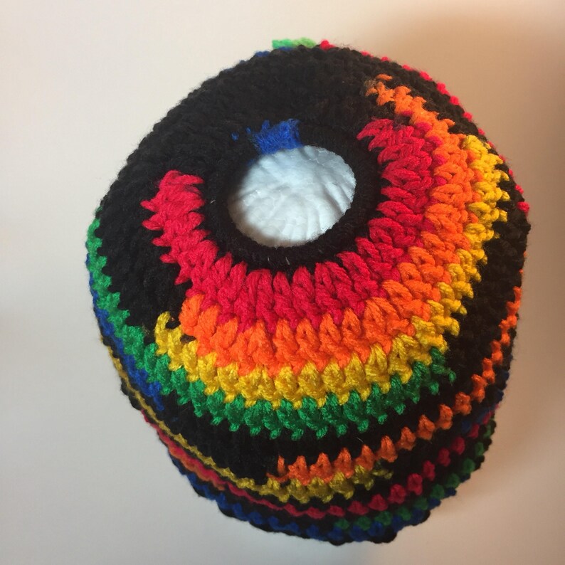 Messy Bun Hippie Hat