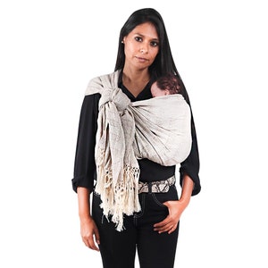 Baby carrier wrap mexican rebozo sling, with user's guide, ideal for doulas, midwife 98.5 image 1