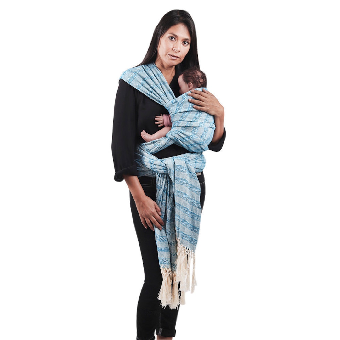 Baby Wrap Carrier Mexican Rebozo, W/ Wearing Ideal for