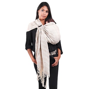 Baby carrier wrap mexican rebozo sling, with user's guide, ideal for doulas, midwife 98.5 image 3