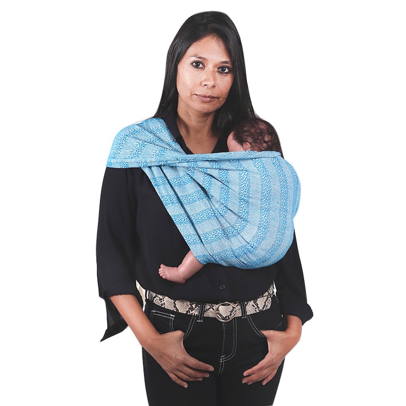Baby carrier wrap mexican rebozo sling with user's guide Etsy