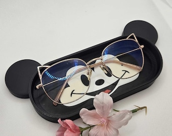 Steamboat Willie Mickey Mouse Glasses Tray // 3D Printed Desk Organizer with Free Gift