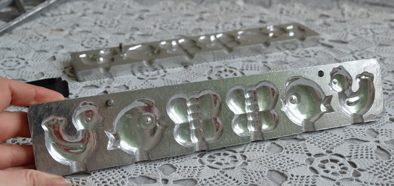 Lollipop Mold vintage metal candy maker Soviet caramel Etsy