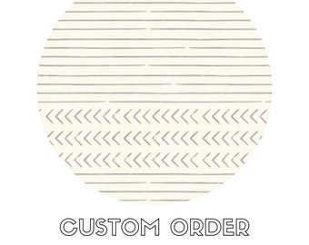 Custom Order - Arrow Stripes Grey