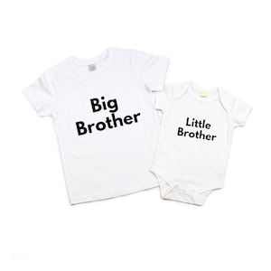 Sibling Shirts, Big Brother Shirt, Little Brother Bodysuit, Sibling Sets, Baby Announcement, Sibling Outfits, Matching Tees, Matching Shirts