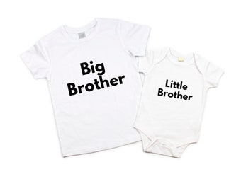 Sibling Shirts, Big Brother Shirt, Little Brother Bodysuit, Sibling Sets, Baby Announcement, Sibling Outfits, Matching Tees, Matching Shirts