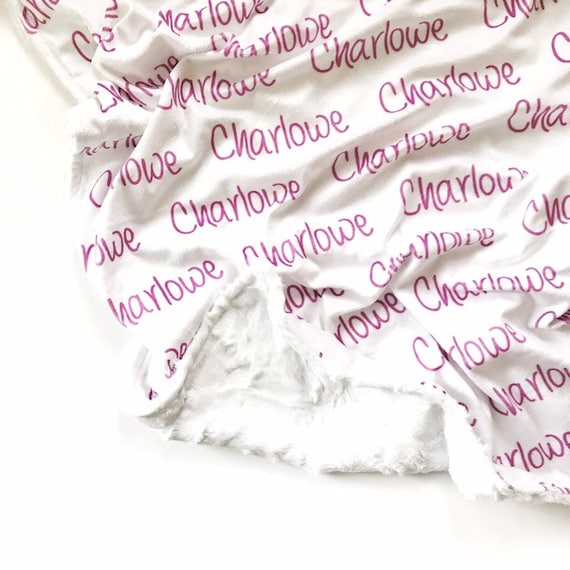etsy baby blanket personalized